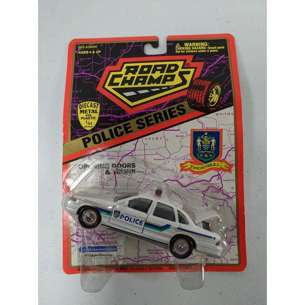 Road Champs Die Cast Police Series 1/43 Lot of 7 Crown Victoria F-18 Jet NIP